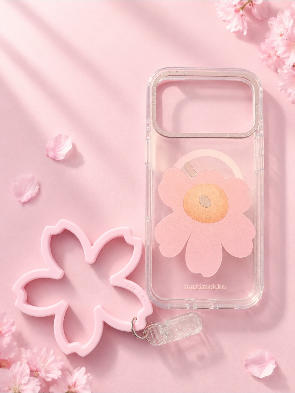 Limited Edition CASETiFY x Marimekko Collection Pink Cherry Blossom Set